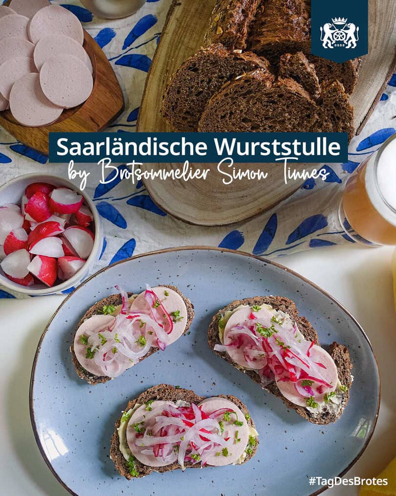 Saarländische Wurststulle