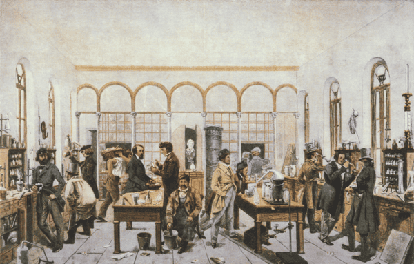 Liebigs Labor Herstellung von Backpulver